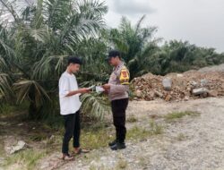 Patroli Gabungan TNI-Polri di Bunut Cegah Karhutla dan Sosialisasikan Larangan Membakar Lahan