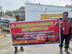 Larangan Membakar Hutan dan Lahan, Polisi Lakukan Sosialisasi