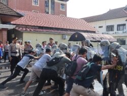 Pastikan Kesiapan Dalmas, Kapolres Karangasem Gelar Simulasi dan Evaluasi Pengendalian Massa