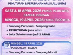 Jelang Kemala Run 2026 Polda Bali Sosialisasikan Pengalihan Arus Lalu Lintas di Jalur Jl I.B. Mantra Gianyar