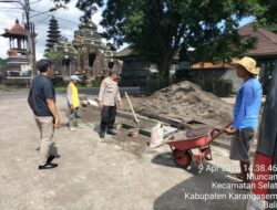 Pererat Sinergi dengan Masyatakat,  Personil Polsek Selat Gelar Patroli Dialogis