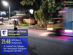 Atensi Beat 1, Unit Turjagwali Menyusuri Jalan Kesatrian, Diponogoro dan Kartini Melalui Giat Blue Light Patroli dan Barcode