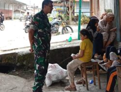 Babinsa Koramil 10/Celala Sosialisasi Dampak Penggunaan HP pada Anak di Desa Melala