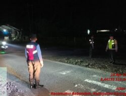 Berikan Rasa Aman dan Nyaman kepada Masyatakat, Polsek Bebandem Intensifkan Blue Light Patrol hingga Dini Hari