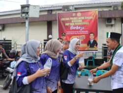 Satintelkam Polres Aceh Tengah Bersama OKP dan Mahasiswa Gelar Aksi Berbagi untuk Masyarakat