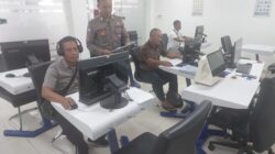 Uji Kemampuan Mengenal Rambu Rambu, Personil Lantas Berikan Teori Avis Komputerisasi Bagi Pemohon SIM Baru