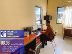 Melalui Inovasi Samsat Drive Thru,  Polres Karangasem Percepat dan Permudah Masyarakat Bayar Pajak Kendaraan