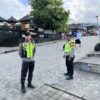 Personil Polsek Rendang Berikan Pengamanan dan Pengaturan Arus Lalu Lintas, Karya IBTK Pura Besakih