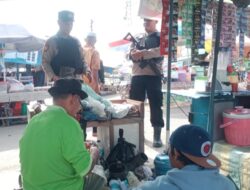 Patroli Pasar Tradisional, Polisi Wujudkan Rasa Aman Pedagang dan Pembeli