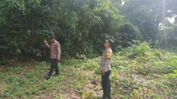 Patroli Karhutla di Sorek Satu Pelalawan, Polisi Antisipasi Kebakaran Lahan