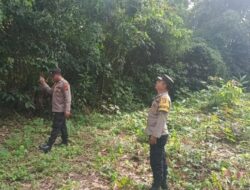 Patroli Karhutla di Sorek Satu Pelalawan, Polisi Antisipasi Kebakaran Lahan