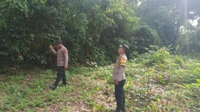 Patroli Karhutla di Sorek Satu Pelalawan, Polisi Antisipasi Kebakaran Lahan