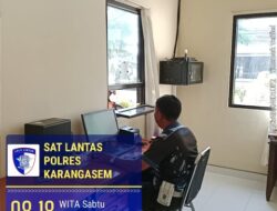 Melalui Layanan Samsat Drive Thru,  Polres Karangasem Percepat dan Permudah Proses Samsat kepada Masyarakat
