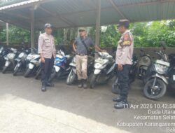 Pastikan Situasi Tetap Kondusif, Personil Polsek Selat Gelar Patroli Barcode Sambangi Beat 1 Banjar Dinas Pesangkan