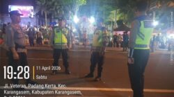 Pastikan Situasi Kondusif, Personil Polsek Bebandem Berikan Pengamanan Acara Karangasem Akhir Pekan  