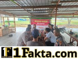 Dialog Minggu Kasih, Polisi di Kuala Kampar Bahas Hoaks hingga Kenakalan Remaja