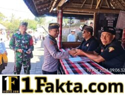Jaga Situasi Tetap Kondusif, Kapolsek Rendang Sambangi Pecalang Besakih Dialogis Kamtibmas