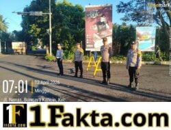 Ciptakan Suasana Kondusif, Personel Polsek Bebandem Amankan Jalur Car Free Day di Jalur 11 Veteran