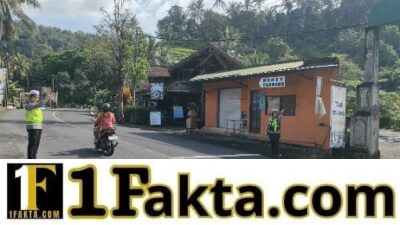 Jaga Kondusifitas Situasi Kamtibmas, Sat Lantas Berikan Pengamanan di Kawasan Obyek Wisata Tirtagangga