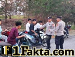 Patroli Sore, Personel Polsek Idi Rayeuk Antisipasi Balap Liar