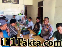 Silaturahmi Kapolsek Peureulak Barat dengan Keuchik, Perkuat Sinergi Jaga Kamtibmas