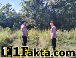 Polsek Pangkalan Kuras Lakukan Patroli Karhutla di Sorek Satu