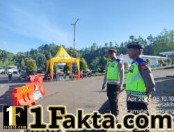 Personil Polsek Rendang Berikan Pengamanan dan Pengaturan Arus Lalu Lintas, Berlangsungnya Karya IBTK Pura Besakih