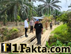 Sinergi Polri dan Masyarakat Menguat, Pembangunan Jembatan Presisi Polri di Jalan Sinduan Ukui Kian Dimatangkan