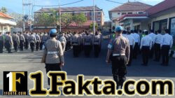 Sipropam Polres Karangasem Absensi dan Pengawasan saat Apel Jam Pimpinan 