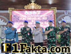 Perkuat Sinergitas TNI-Polri, Polda Bali Rajut Kebersamaan Melalui Halal Bihalal dan Dharma Santhi
