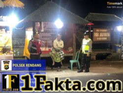 Jaga Situasi Kamtibmas Tetap kondusif, Personel Polsek Rendang Gelar Patroli Kegiatan Rutin Yang Ditingkatkan (KRYD) 