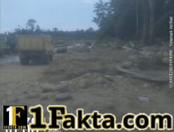 Diduga Galian C Ilegal Sungai Sawang Mengalir ke PT Kutaraja, Jalan Warga Hancur – APH Diminta Bertindak