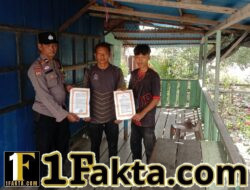 Cegah Karhutla, Polisi Edukasi Warga Kuala Kampar Larangan Bakar Lahan