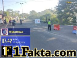 Satuan Lalulintas Polres Karangasem Atensi Pengamanan, Persembahyangan Ida Betara Turun Kabeh