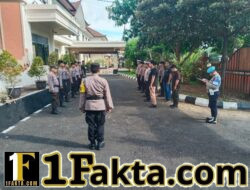 Laksanakan Tugas Piket Mako, Sat Lantas Polres Karangasem Monitoring Serah Terima Tugas Jaga