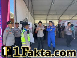 Amankan Pengambilan Race Pack Peserta Kemala Run 2026 di BUTC Pantai Purnama Gianyar, Polda Bali Siagakan Personilnya