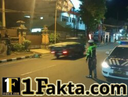 Cegah Aksi Balap Liar, Sat Lantas Polres Karangasem Gelar Patroli pada Malam Hari