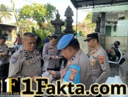 Pastikan Keprofesionalan dalam Bertugas, Kapolsek Bebandem Gelar Gaktibplin kepada Anggotanya Usai Apel Pagi