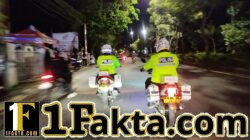 Berikan Rasa Aman kepada Masyarakat dan Kelancaran Arus Lalulintas pada Malam Hari, Satlantas Polres Jembrana Gelar Blue Light Patrol