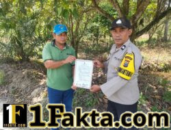 Polisi Gencarkan Sosialisasi Larangan Karhutla di Desa Segati