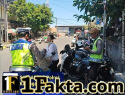 Cegah Laka Lantas dan Gangguan Kamtibmas, Satlantas Polres Karangasem Intensifkan Patroli Dialogis di Beat 1 