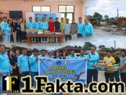 Dari Pena Ke Aksi: SPRI Taput Turun Langsung Salurkan Bantuan Untuk Korban Kebakaran Dan Anak Panti