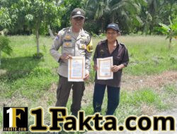 Polisi Sosialisasikan Larangan Bakar Lahan di Kuala Kampar