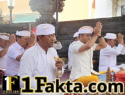 Kapolres Karangasem Pimpin Langsung, Persembahyangan Tumpek Landep dan Ritual Suci Sarana Dinas