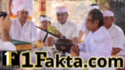 Kapolres Karangasem Hadiri Ritual Penyucian Keris Pusaka, di Puri Agung Karangasem