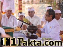 Kapolres Karangasem Hadiri Ritual Penyucian Keris Pusaka, di Puri Agung Karangasem