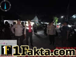 Pastikan Keamanan Tetap Kondusif, Polsek Bebandem Berikan Pengamanan Tradisi Ter-teran di Desa Adat Saren 
