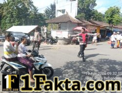 Sinergitas Tanpa Batas, Personel Gabungan Amankan Puncak Usaba Dalem Desa Adat Bebandem