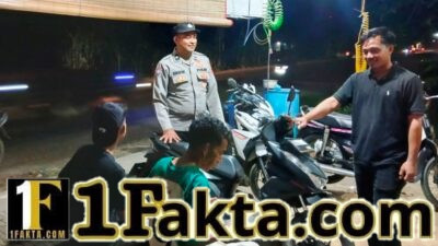 Patroli Malam Hari, Personel Polsek Simpang Ulim, Perkuat Keamanan dan Kedekatan dengan Warga