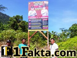 Polsek Simpang Jernih Perkuat Pencegahan Karhutla Lewat Pemasangan Imbauan